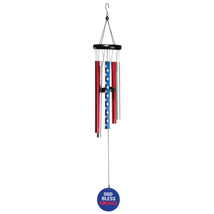 35" God Bless America Wind Chime