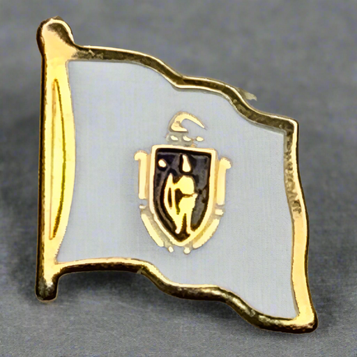 Massachusetts Flag Lapel Pin 2025