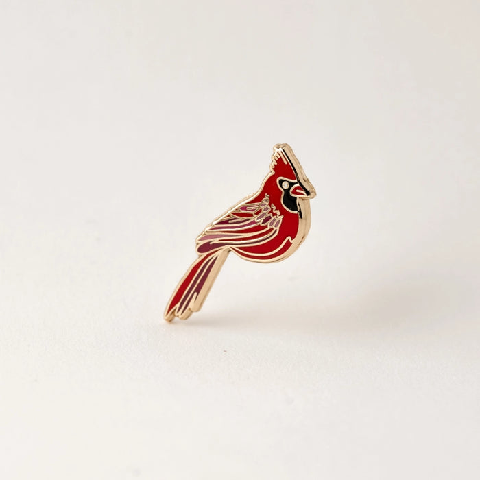 Red Cardinal Enamel Lapel Pin