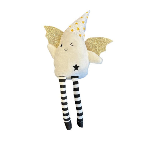 Plush Ghost w/ Glitter Wings Shelf Sitter