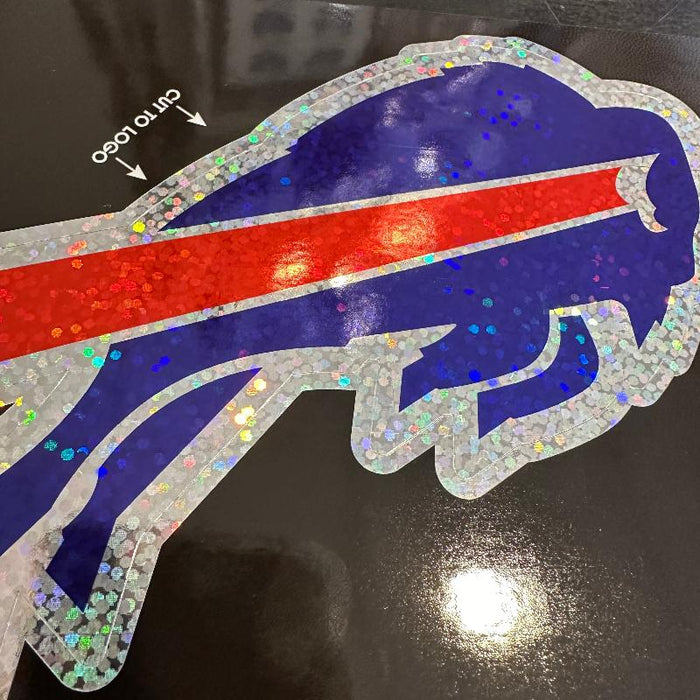 Buffalo Bills Shimmer Decal 5x7"