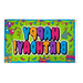 3x5' Happy Birthday Streamers Thin Polyester Flag