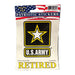 US Army Retired Sticker