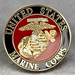 US Marine Corps Logo 1 Inch Lapel Pin 2025