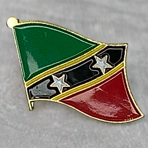 St Kitts & Nevis Flag Lapel Pin 2025