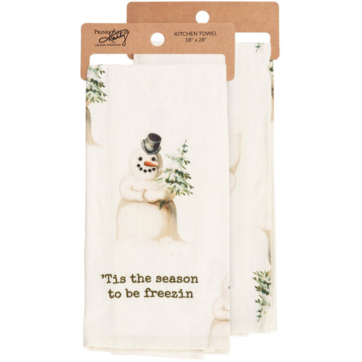 Tis The Season to be Freezin' Kitchen Towel