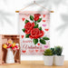 Valentine's Roses Banner Flag