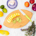 Football Shaped Cutting Board & Serving Tray