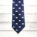 Navy Buffalo Polyester Neck Tie