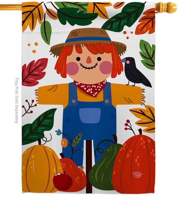 Sweetie Scarecrow Banner Flag