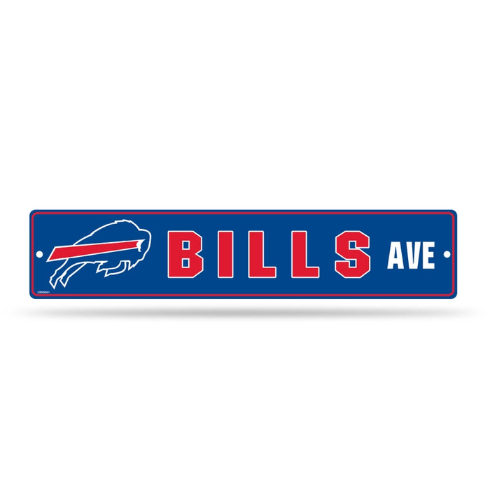 Buffalo Bills Ave Plastic Wall Sign
