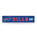 Buffalo Bills Ave Plastic Wall Sign