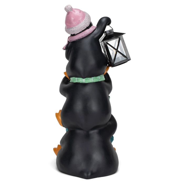 Penguin Pile-Up Door Greeter Figurine