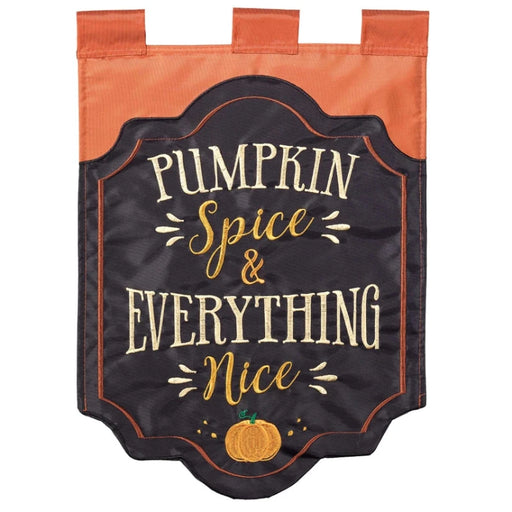 Pumpkin Spice & Everything Nice Garden Flag