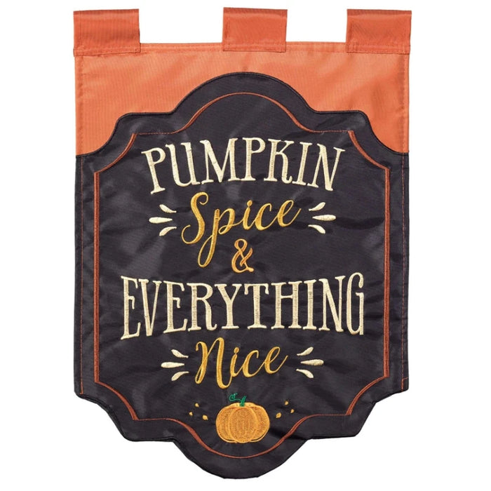 Pumpkin Spice & Everything Nice Garden Flag