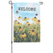 Rustic Welcome Black-Eyed Susans Garden Flag