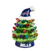 4" Mini Buffalo Bills LED Ceramic Christmas Tree