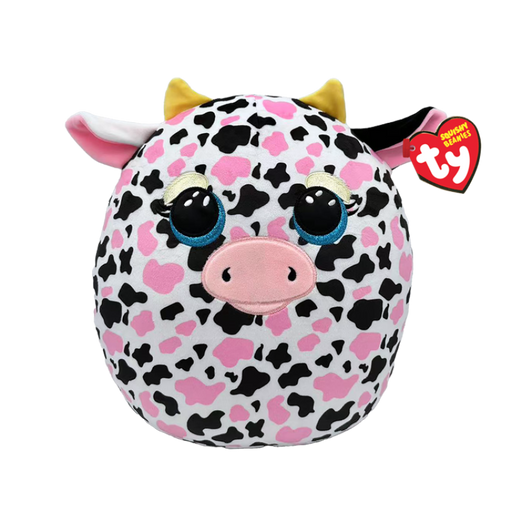 Ty Squishy Beanie - Milkshake Cow Plush Toy