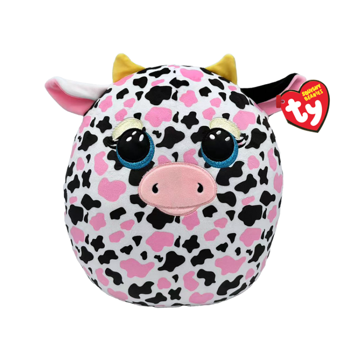 Ty Squishy Beanie - Milkshake Cow Plush Toy