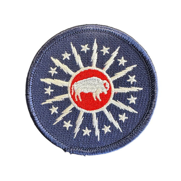 City of Buffalo Red Center Round Patch