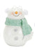 Earmuff Glitter Snowman Figurine