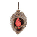 Cardinal in Pinecone Ornament