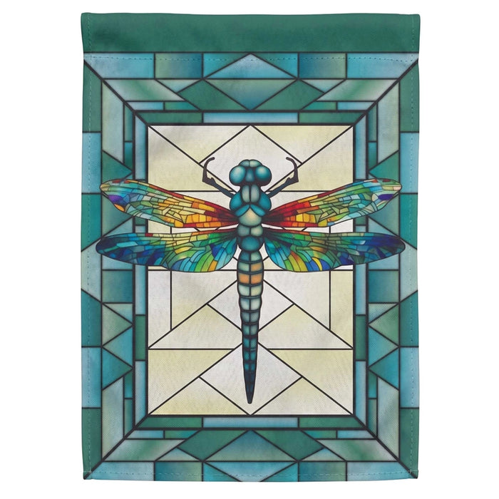 Dragonfly Window Garden Flag