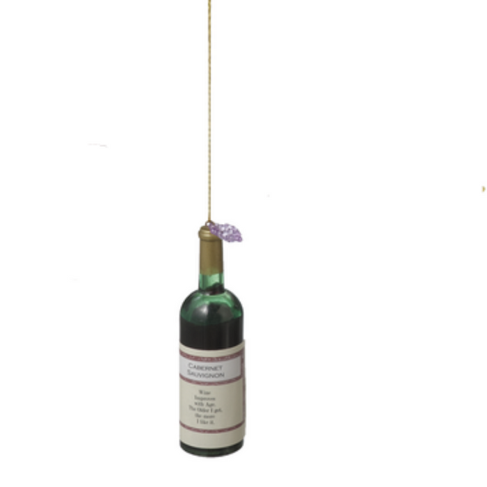 Cabernet Sauvignon Wine Bottle Ornament