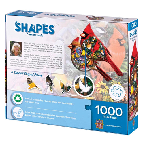 Cardinal Shaped Contours 1000 Piece Puzzle