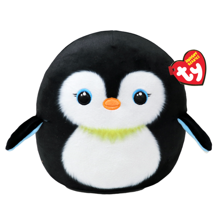 Ty Squishy Beanies - Neve Penguin Plush Toy