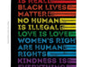 Human Rights Activism Banner Flag