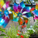 Rainbow Whirl Mylar Pinwheel