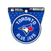 3x4" Toronto Blue Jays Round Logo Clean Cut Decal