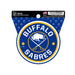 3x4" Buffalo Sabres Clean Cut Round Decal