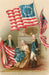 Betsy Ross With First Flag PRINT