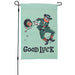Good Luck Leprechaun Garden Flag