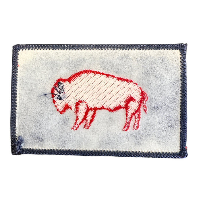 Red Standing Buffalo Patch