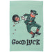 Good Luck Leprechaun Garden Flag