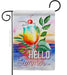Cool Summer Drink Garden Flag