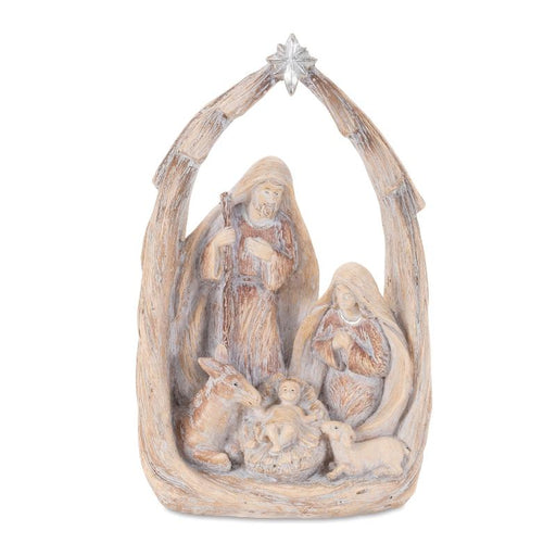 Holy Family with Animals Nativity Figurine