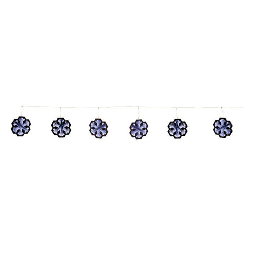 Infinity Light Snowflake Garland