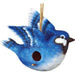 9.5" Blue Jay Round Birdhouse