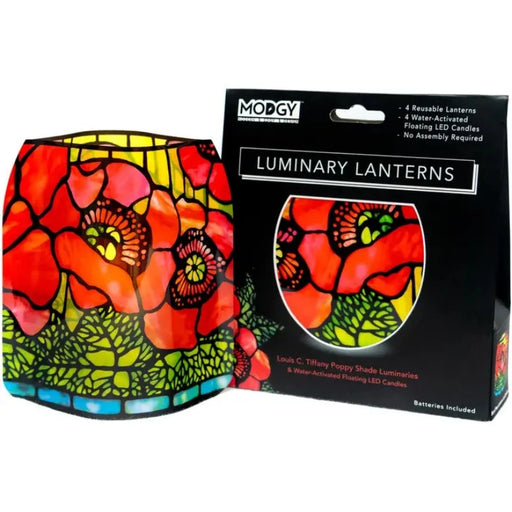 Poppies Expandable Luminary Lanterns