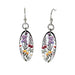 California Wild Flowers Wood Earrings