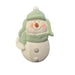 Trapper Hat Glitter Snowman Figurine