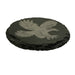 Inverted Bald Eagle Round Slate Coaster