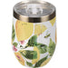Summer Lemons Wine Tumbler