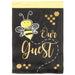 Bee Our Guest Burlap Banner Flag