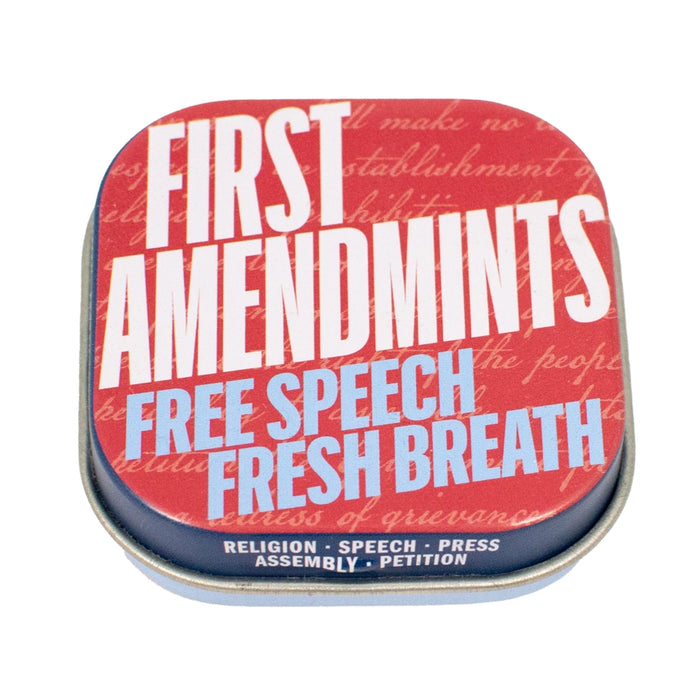 First Amend-mints Breath Mint Tin