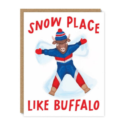 Snow Place Like Buffalo Greeting Card